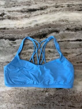 lululemon athletica Light Blue Strappy Sports Bra